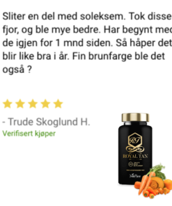 Royal tan betakaroten kundeomtale anmeldelse _1.