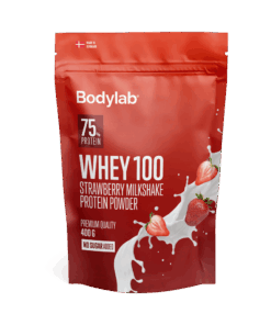 Bodylab Whey 100 (400 g) – Strawberry Milkshake