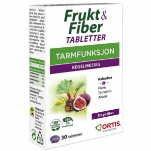 Ortis Frukt & Fiber tabletter