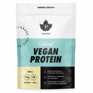 Pureness Athletics Optimal Eko Vegan Protein Vanilj, 600 g