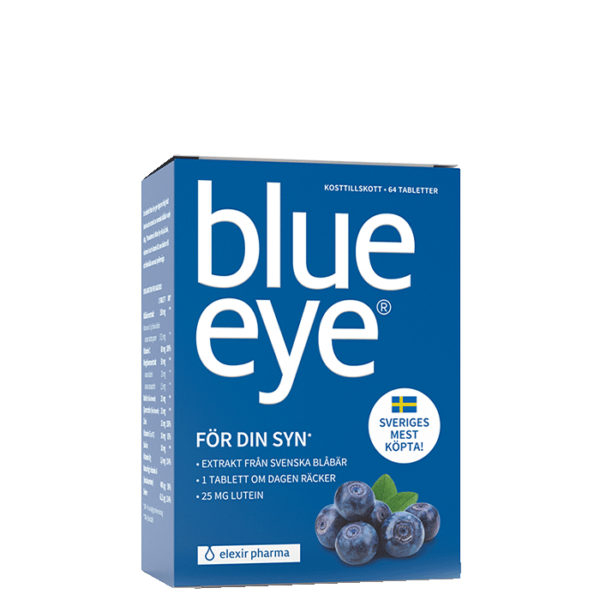 Blue Eye, Blåbærekstrakt, 64 tabletter