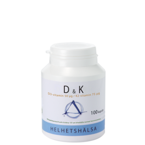 D & K vitamin, 100 kapsler