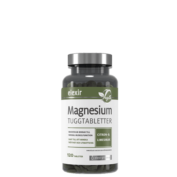 Magnesium tyggetabletter, 120 tabletter