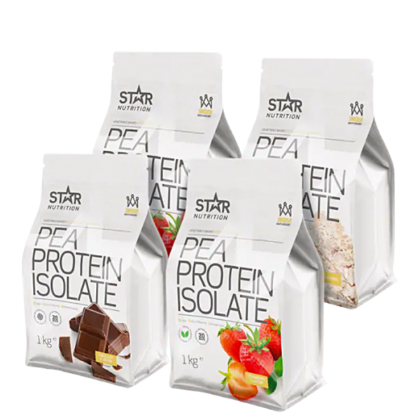 Pea Protein Isolate Mix & Match, 4 x 1 kg