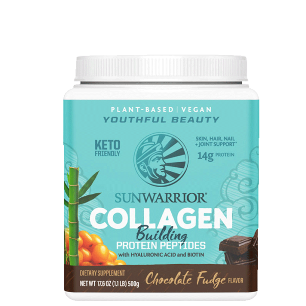 Plant Based Collagen Building Protein Peptides Chocolate Fudge, 500 g