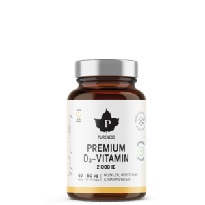 Premium D3-vitamin 60 kapsler