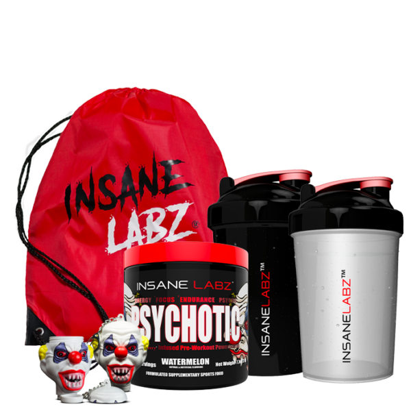 Psychotic Pre-Workout, 35 servings + free Insane Product