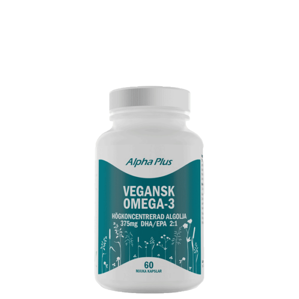 Vegansk Omega-3 (Algolja), 60 myke kapsler