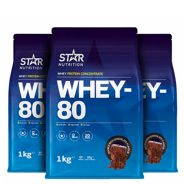 Whey-80 Mix&Match, 3x1kg