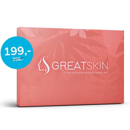 Great Skin kollagen 60 kapsler