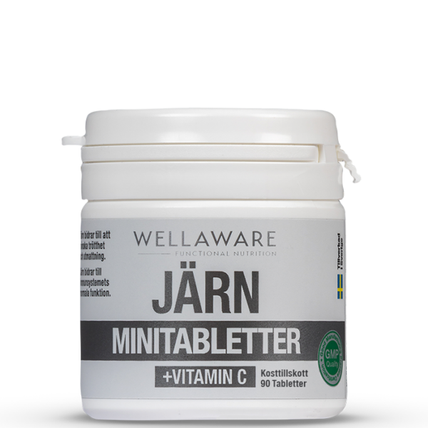 Jern och Vitamin C 90 Minitabletter