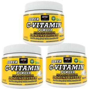 3-Pack Super C-Vitamin Pulver - 3 X 200 g