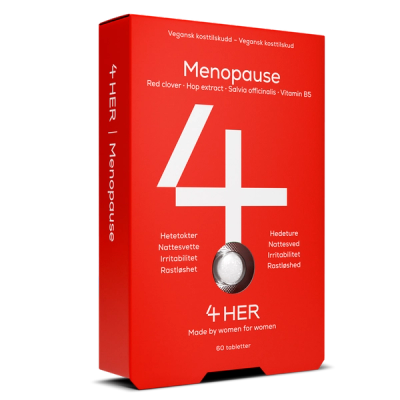 4HER Menopause – kosttilskudd for overgangsalderen