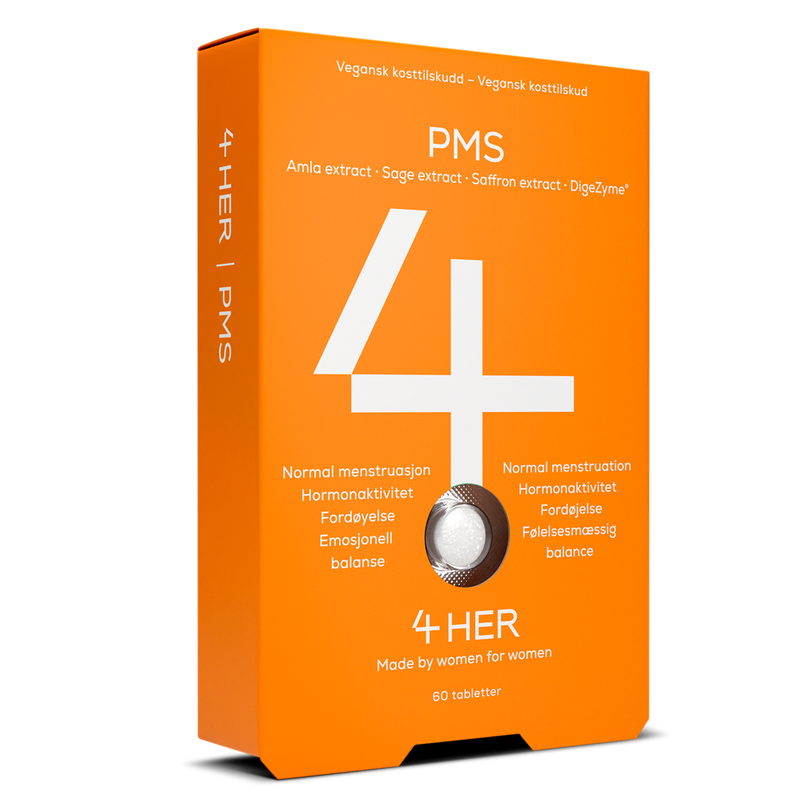 4HER PMS – kosttilskudd mot PMS-plager