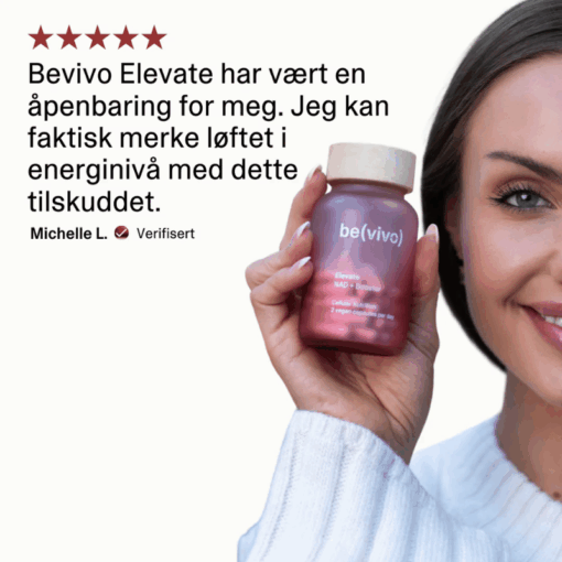 Øk NAD+ nivåene dine med Elevate for sunn aldring, mer celle-energi og sterkere DNA